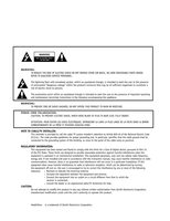 Zenith H2050DT TV Operating Manual